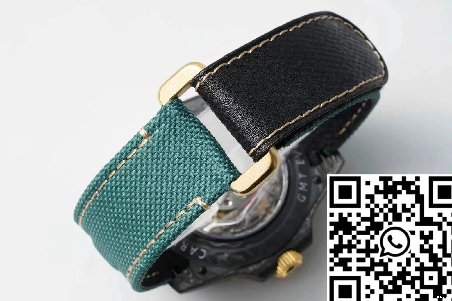 GMT-MASTER II Fabric Diw Rolex Fiber Case Strap Green Carbon 0507